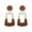 C, variant on Wovilon Wood Rectangle Geometric Dangle Earrings Vintage Boho Statement Drop Earrings For Women Fashion Jewelry C