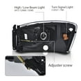 thumbnail image 3 of PIT66 Headlight w/Blubs Headlamp Chrome RH Passenger Side Fit For Dodge Ram 1500 2500 3500 2006-2009, 3 of 9
