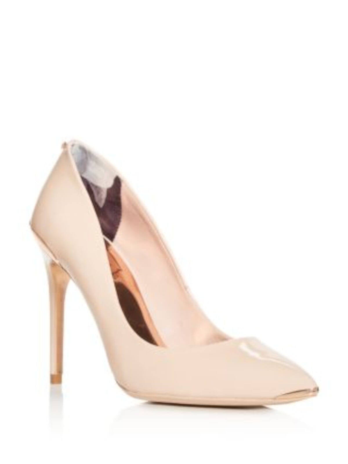 TED BAKER LONDON Womens Pink Metallic Leather Dress Ghana | Ubuy