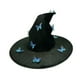 thumbnail image 5 of Sombrero de bruja de Halloween, decoración novedosa gótica, cómodo sombrero de disfraz de bruja para fiesta Mariposa azul, 5 of 8