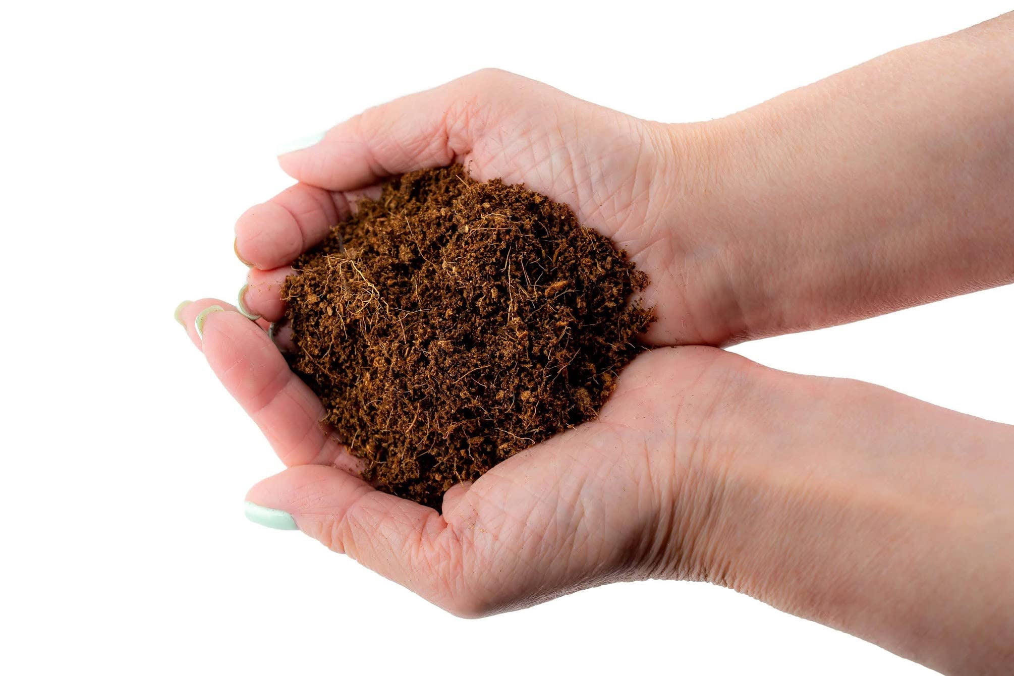 Premium Organic Coconut Coir Mix for Home Gardening - All Natural Soil Amendment - PH Balanced and Double Washed Coco Coir by Gardenera Labs (5 Quart Bag)