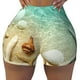 thumbnail image 2 of Fotbe Starfish And Seashell On The Beach Shorts Sin Costuras – Shorts Deportivos de Cintura Alta para Mujer, Elásticos para Gimnasio, Yoga, Running o Ciclismo-XX-Large, 2 of 8