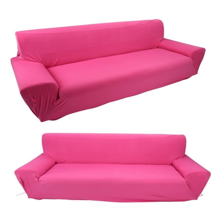 Burgundy Loveseat Slipcover Sofa Covers, 1-Piece Polyester Spandex Fabric Stretch Slipcover For Chair Loveseat Sofa and Couch - Suitable Sofa: 235cm-300cm / 93