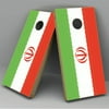 Iran Flag Cornhole Board Vinyl Decal Wrap