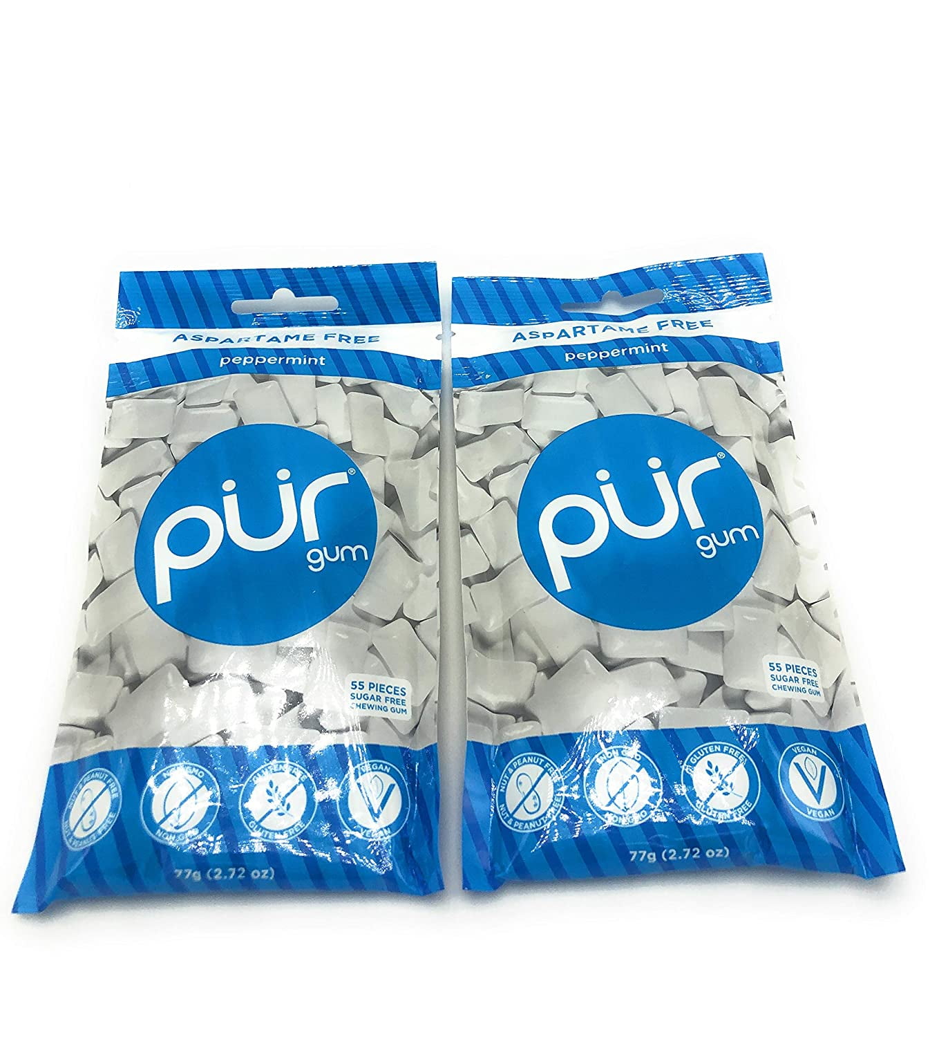 Pur Gum, Peppermint, 2.72Ounce, 2 Pack