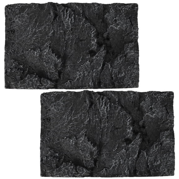 FENGGUIQU 2Pcs Lightweight Cork Terrarium Background Board for Reptile and Aquarium Decoration