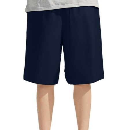 Tfken Shorts For Boys Toddler Solid Color Elastic Waist Knee-Length Walkshorts Cool Breathable Shorts Navy Size 11-12 Years