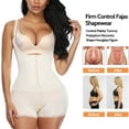 thumbnail image 6 of Vaslanda Shapewear for Women Fajas Colombianas Tummy Control Zipper Open Bust Bodysuit, 6 of 6