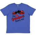 thumbnail image 3 of Inktastic My Grandpa Loves Me with Cute Ladybugs Youth T-Shirt, 3 of 5