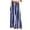 Dark Blue, variant on Fashion Wide Leg Pants for Women Graphic Pants With Elastic Waist Casual Loose Pockets Pants Autumn Outfit Solid Color Trousers Casual Daily Office Wear Plus Size