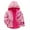 Pink, variant on Vividxx Girl's Winter Coat Jacket Girls Polar Lined Jacket With Hood Girls Outerwear Jackets Clothes Soft Winter Coat Warm And Cute Winter Wear 18-24 Months