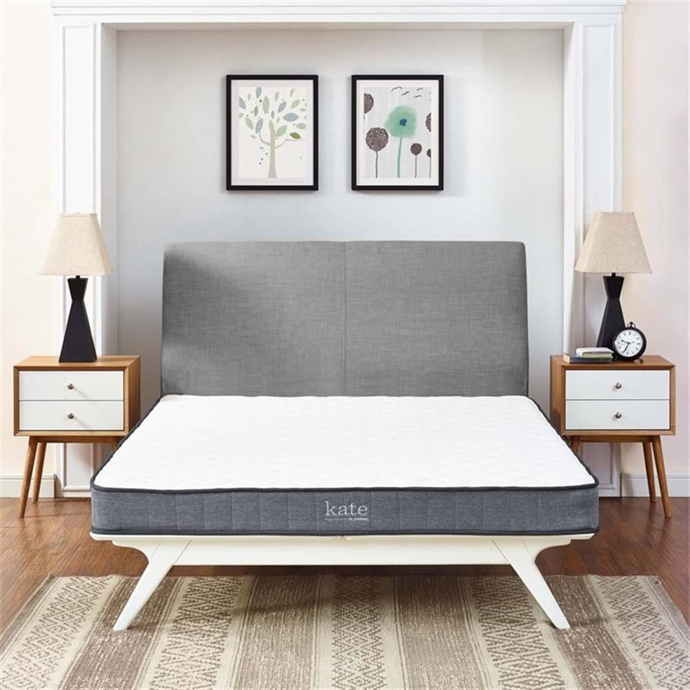 Pemberly Row Polyester Fabric 6" King Mattress with Mattress Cover