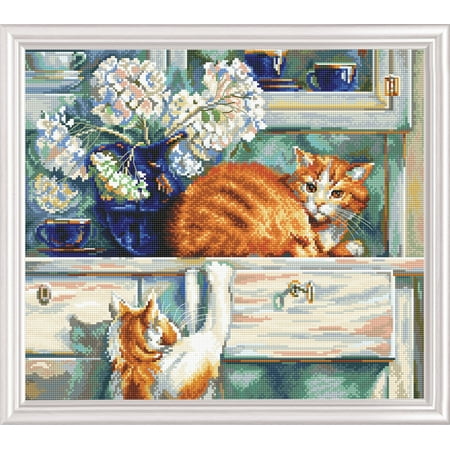 UPC: 4743348402933 | Red troublemakers M482 Counted Cross Stitch Kit