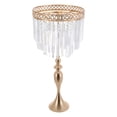thumbnail image 6 of Elegant Display Stand, Gold Electroplated Finish with 13.77in Top Diameter, Easy Assembly for Weddings and Commercial Decor, 6 of 14