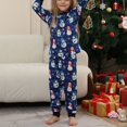 thumbnail image 5 of SILVERCELL Matching Family Christmas Pajama Sets Christmas Pattern Long Sleeve Sleepwear Holiday Lounge Sets, 5 of 5