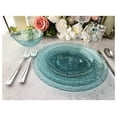 thumbnail image 4 of 200pcs set (25 Guest)-Wedding Disposable Plastic Plates & cutlery - 10'', 7'' +paper napkins, rim cups & Silverware (Coastal Clear Blue), 4 of 9