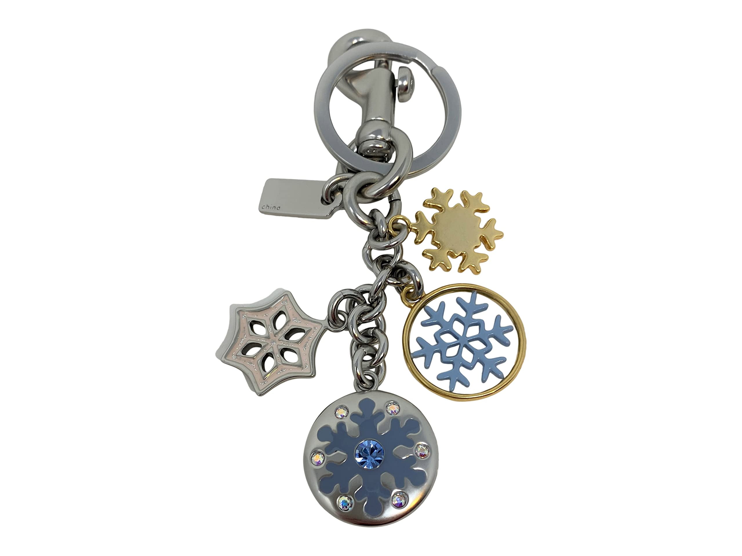 Coach Snowflake Cluster Bag Charm Key Chain Style No. C7100