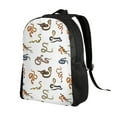 thumbnail image 2 of Fuzoiu Snake Print Laptop Backpack,Work Business Backpacks, Large Capacity Nurse Bag College Bookbag for School, Waterproof Casual Daypack for Travel, 2 of 8