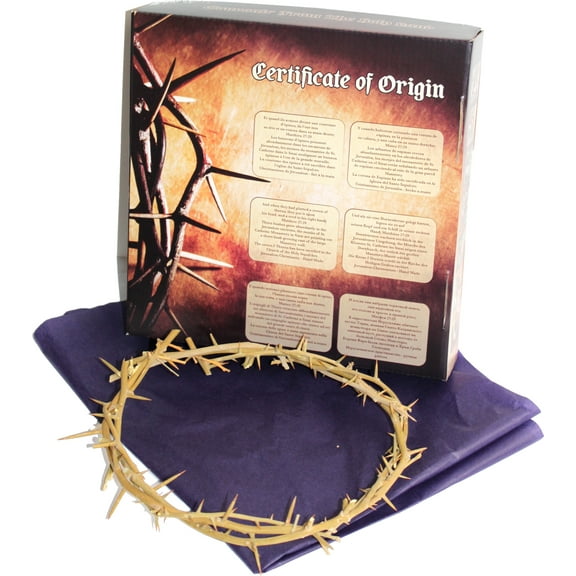 Crown of Thorns/Authentic Crown of Thorns from The Holy Land - in Gift Box