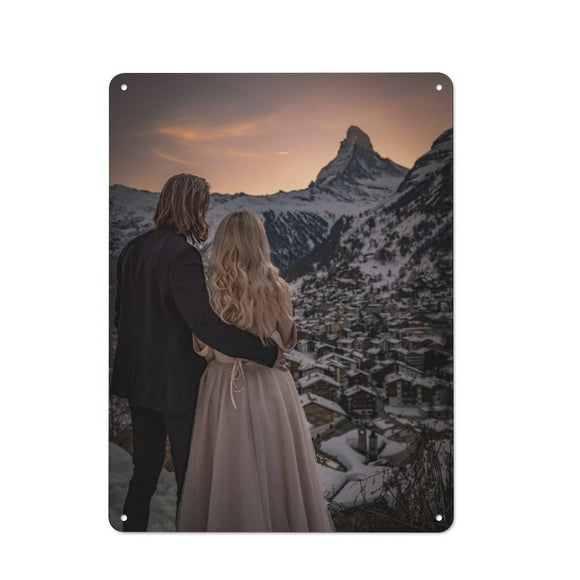 Velaris Hanging Picture Tin Hanging Picture Wall Poster Metal Painting Creativity Poster Home Decor Painting Anime Goods Gift 40x30cm
