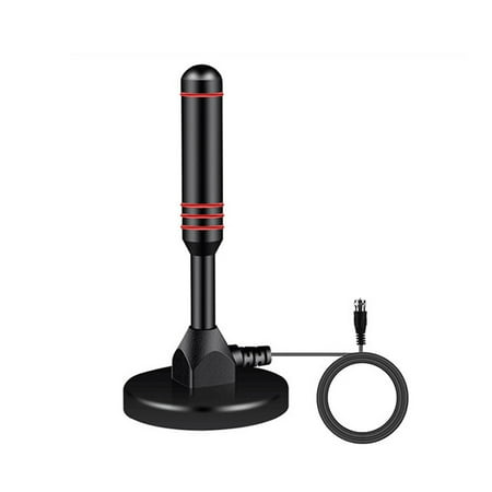 Atsc Digital Tv Antenna HD 1080P TV Antenna for Digital TV Indoor - Portable Indoor Outdoor TV Antenna for ATSC Television - with Magnetic Base ()