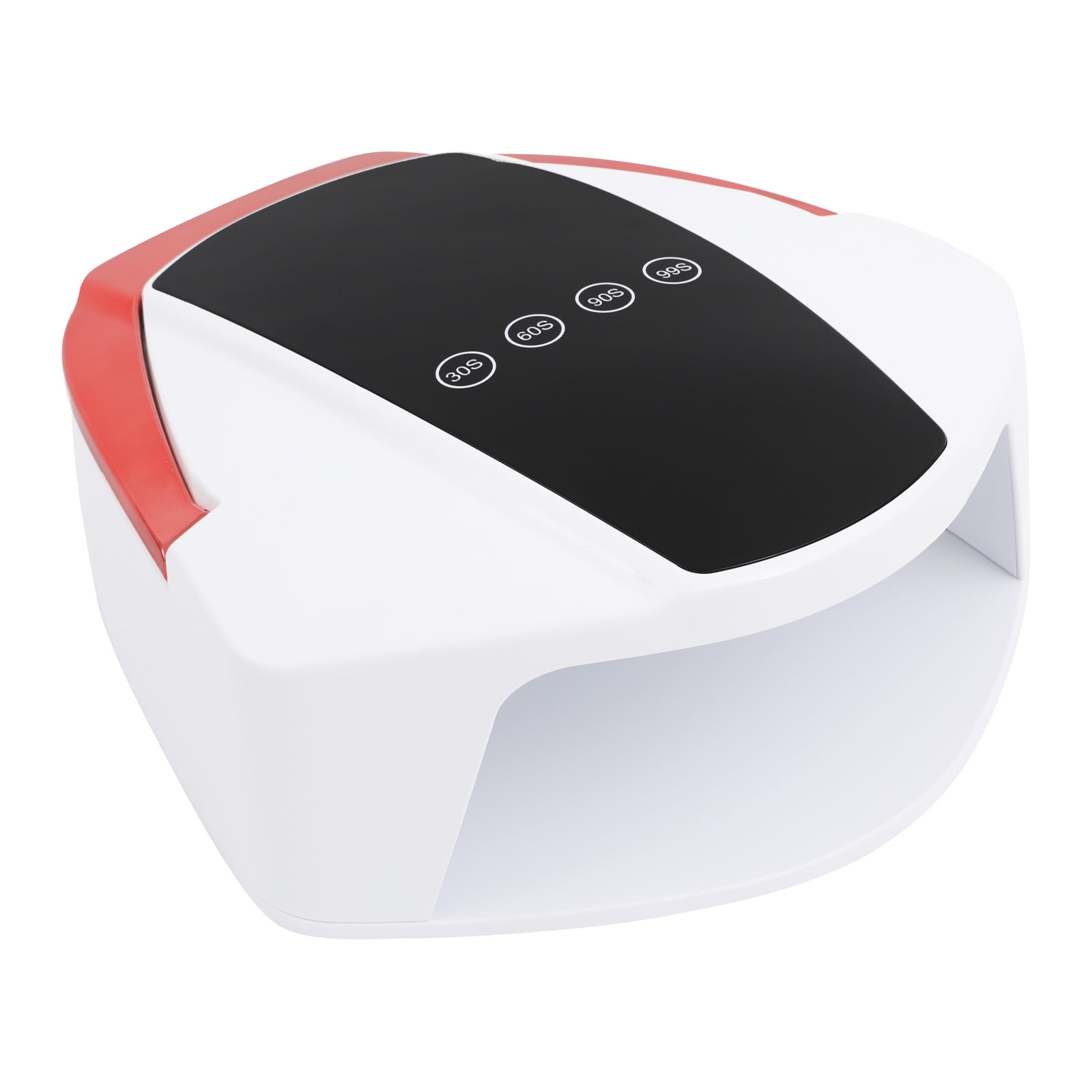 96W ABS Cordless Wireless Rechargeable LED Manicure Desk Lamp Automatic Sensor UV LED Nail Dryer White + Red + Black