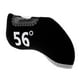 thumbnail image 2 of Funda protectora para cabeza de putter de hierro de lujo para palos de golf deportivos, de 48 degree a 60 degree Negro de 56 grados, 2 of 7