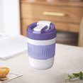 thumbnail image 3 of Vaso portátil con pajita para coche, diseño macarrón de doble uso, vaso plegable con pajita, regalo para estudiantes, compañero de viaje, elegante color macarrón, vaso fácil de beber. Blaxill, 3 of 8