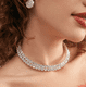 thumbnail image 4 of Dijes Xtellar De Oro Y Plata Collar De Moda Juego De Joyas Mujer Color Plateado, 4 of 4