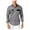 Grey - lightgrey, variant on I-N-C Mens Faux Leather Trim Button Up Shirt, Grey, Large