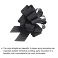 thumbnail image 4 of Uxcell 5 piezas de lazos grandes de 4 pulgadas, lazos de regalo brillantes negros para fiestas, 4 of 6