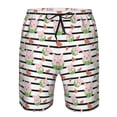 thumbnail image 3 of Salouo Pig And Watermelon Pattern Swim Trunks for Men,Men's Hawaiian Bathing Suit Swimsuits Quick Dry Swimming Board Shorts Beach Shorts with Pockets-X-Large, 3 of 6