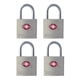 thumbnail image 1 of Candado de equipaje Master Lock 4683Q Llave de acero aprobada por la TSA, 1 of 2