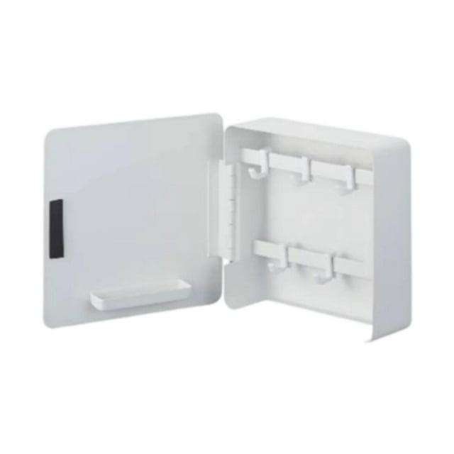 Rongfmy Key Lock Box Wall Mount Keychain Storage Cabinet for Office Doorway Landlord White