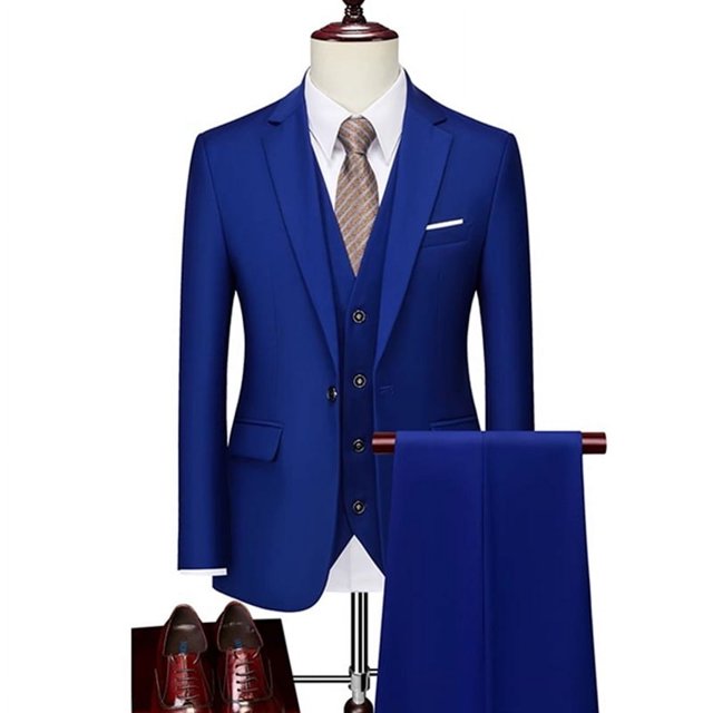 Blazers-Conjunto de 2 piezas para hombre, traje informal de negocios, chaqueta, abrigo, pantalones, M-6XL, novedad de 2023