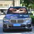 thumbnail image 4 of GZHJMY Cat Car Windshield Sun Shade Foldable Sun Shield Shade for Blocks UV Rays Protector-Keeps Your Vehicle Cool for Most Sedans SUV Truck,55"x27.6", 4 of 7