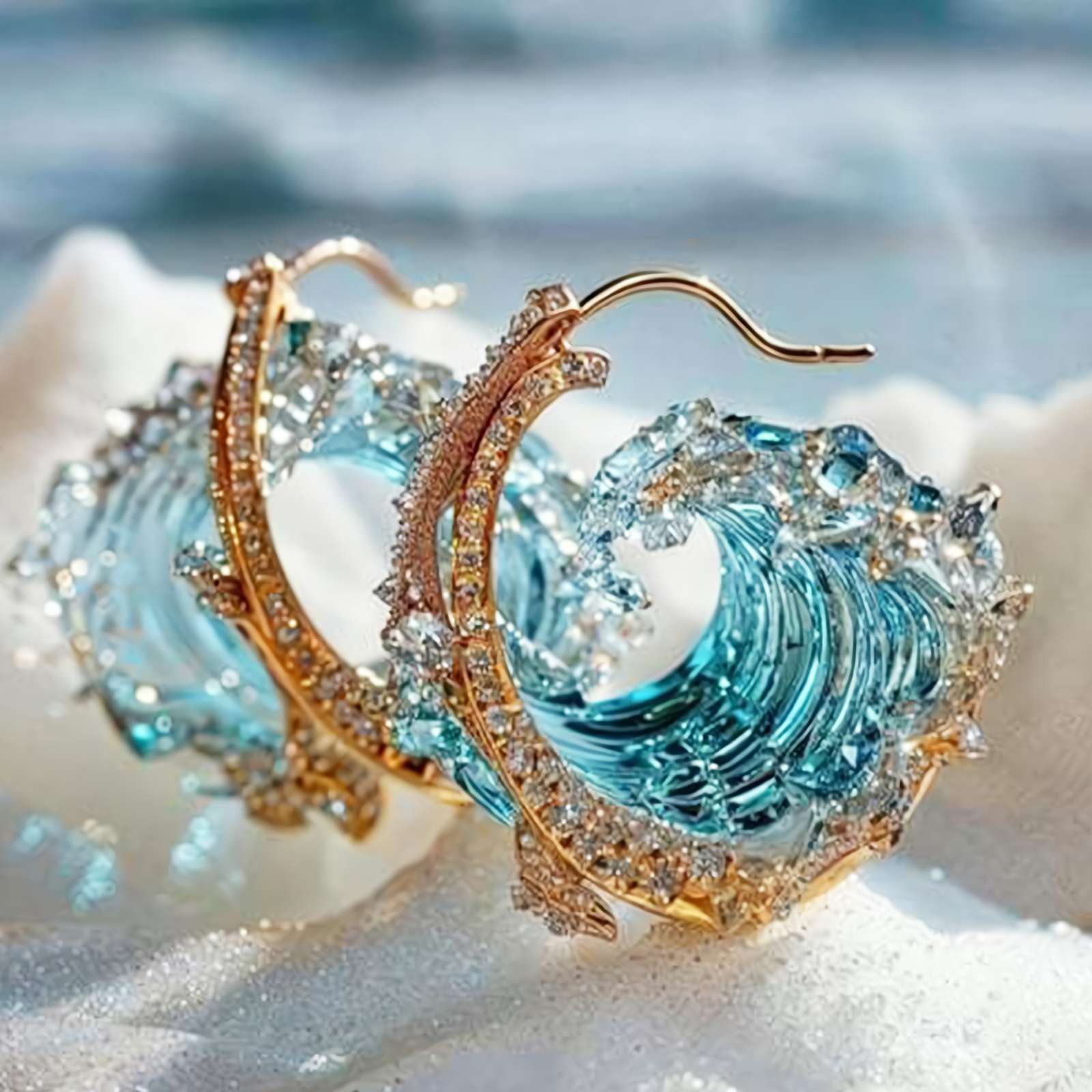 Collier Vague Élégant - Bijou Océan Bleu Réglable - Pendentif Inspiration Force & Résilience - Cadeau Symbolique Pour Femme - 5