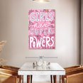 thumbnail image 3 of Elephant Stock Girls Have Super Powers Wall Art - Vertical Canvas Wall Art - Kids Room Wall Decor - Inspirational And Typography Canvas - Pink And White Decor - 30" x 45", 3 of 8