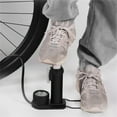 thumbnail image 4 of High-pressure Bicycle Pump with Foot Pedal, Portable Aluminum Alloy Pump with Gauge for Tires, 120 Psi, Lightweight & Compact for Car, Motorcycle, Bike, and Basketball Use at Home or on the, 4 of 9