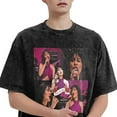thumbnail image 3 of Selena Quintanilla Men's Shirt Music Vintage Graphic Drop Shoulder Washed Short Sleeve Cotton Oversize T-Shirt, 3 of 7