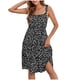 thumbnail image 1 of Vestido de verano con estampado de mujer Vestido de playa Vestido de sol Mini vestido Vestido de busto cruzado Fridja hj1420, 1 of 5