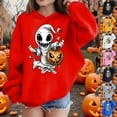 thumbnail image 1 of MKOSPLRT Chandails à Capuchon Fantômes de Citrouille pour Garçon Fille 4-14 Ans Chandails en Molleton Graphiques à Manches Longues Mignons Chandail d'Halloween pour Enfants, 1 of 9