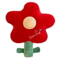 thumbnail image 1 of Flower Pillow Simulation Cute Cartoon Animation Flower Doll Sleeping Pillow Plush Toys Red L, 1 of 5