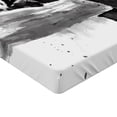 thumbnail image 2 of Ambesonne Black and White Fitted Sheet, Sleeping Panda, Queen Size, Black White, 2 of 3
