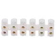 thumbnail image 4 of 20Pcs Terminal Block Through‑Type Flame‑Retardant Industrial Wire Connector Supplies 20A6‑in‑6‑out, 4 of 5
