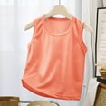 thumbnail image 3 of Zanarzt Boys Undershirts Tank Top Toddler Tank Top Boys Cotton Tank Undershirt Kids Sleeveless Undershirts Soft Roundneck Tank Tops Orange,5-6 Years, 3 of 3