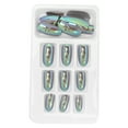 thumbnail image 4 of 24pcs Fashionable  Nails, Detachable Bright Color False Nail Patch Full Cover Nail Art Tips, 4 of 8
