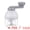 White-1, variant on Unique Bargains Garlic Vegetable Chopper Food Processor Detachable Mini Grinder Green-2
