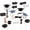 As shown, variant on LOLIPPYY 24-Piece Photo Booth Props Set for Graduation Party, Includes Mustache, Hats, Glasses, Lips, Bowler, Bowties on Sticks, Random Bachelor Hat Colors