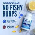 thumbnail image 4 of OceanBlue Omega-3 2100 Triple Strength Fish Oil, 60 Softgels, High EPA DHA, Burpless, Mercury Free, Heart, Bone & Immune System Support, 4 of 9